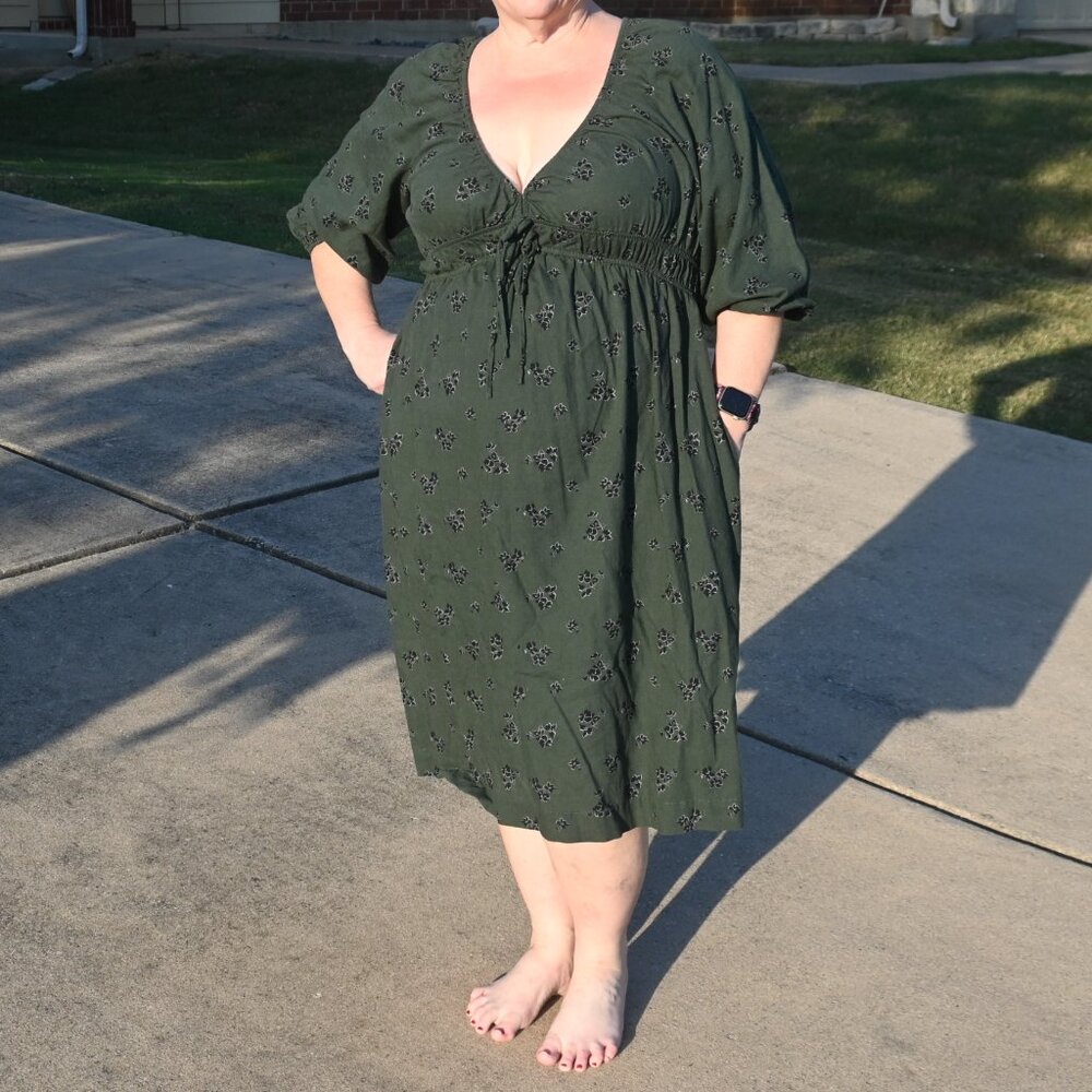 Universal Thread Midi Peasant Style Dress - Size XL